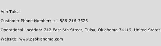 AEP Tulsa Phone Number Customer Service