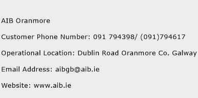 AIB Oranmore Phone Number Customer Service