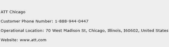 ATT Chicago Phone Number Customer Service