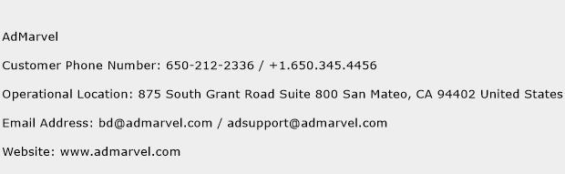 AdMarvel Phone Number Customer Service