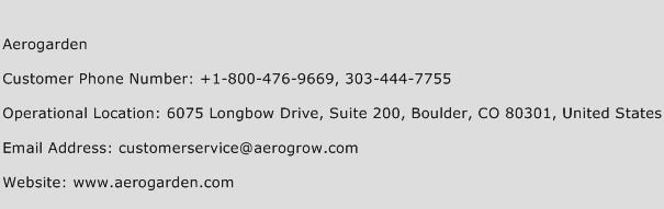 Aerogarden Phone Number Customer Service