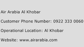 Air Arabia Al Khobar Phone Number Customer Service