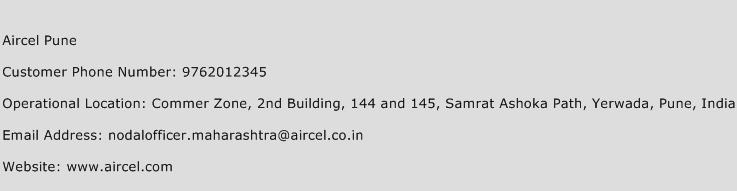 Aircel Pune Phone Number Customer Service