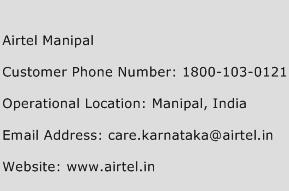 Airtel Manipal Phone Number Customer Service