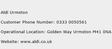 Aldi Urmston Phone Number Customer Service