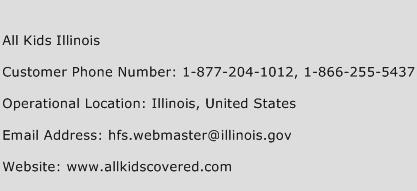 All Kids Illinois Phone Number Customer Service
