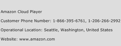 Amazon Cloud Player Phone Number Customer Service