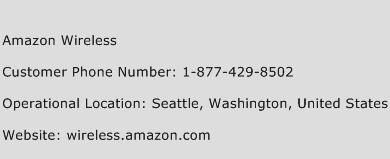 Amazon Wireless Phone Number Customer Service