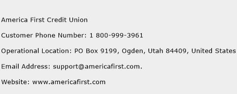 America First Credit Union Phone Number Customer Service