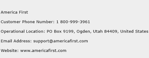 America First Phone Number Customer Service