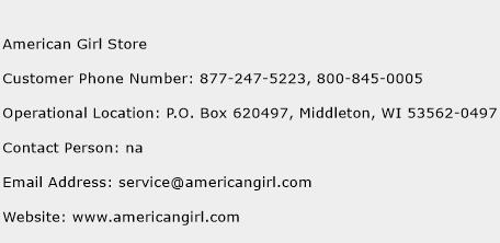 American Girl Store Phone Number Customer Service