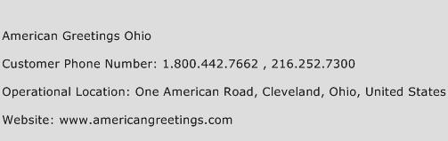 American Greetings Ohio Phone Number Customer Service