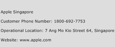 Apple Singapore Phone Number Customer Service