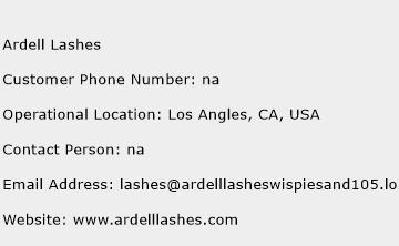 Ardell Lashes Phone Number Customer Service