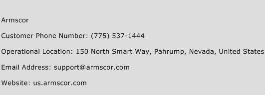 Armscor Phone Number Customer Service