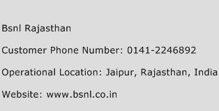 BSNL Rajasthan Phone Number Customer Service