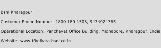 BSNl Kharagpur Phone Number Customer Service