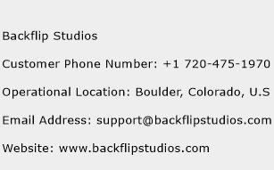Backflip Studios Phone Number Customer Service
