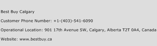 Best Buy Calgary Phone Number Customer Service