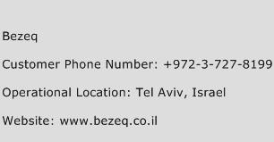 Bezeq Phone Number Customer Service
