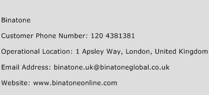Binatone Phone Number Customer Service