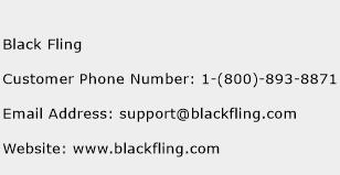 Black Fling Phone Number Customer Service