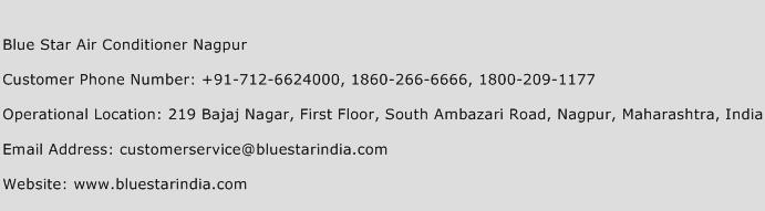 Blue Star Air Conditioner Nagpur Phone Number Customer Service