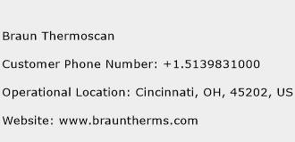 Braun Thermoscan Phone Number Customer Service