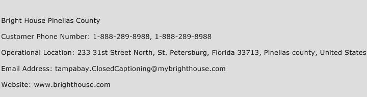 Bright House Pinellas County Phone Number Customer Service