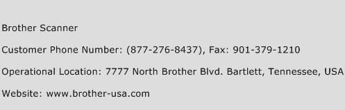 Brother Scanner Phone Number Customer Service