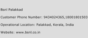 Bsnl Palakkad Phone Number Customer Service