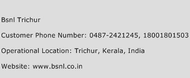 Bsnl Trichur Phone Number Customer Service