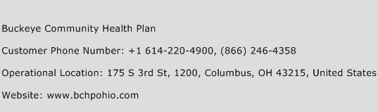 Buckeye Community Health Plan Phone Number Customer Service