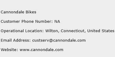 Cannondale Bikes Phone Number Customer Service