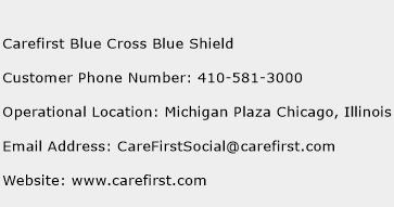 Carefirst Blue Cross Blue Shield Phone Number Customer Service