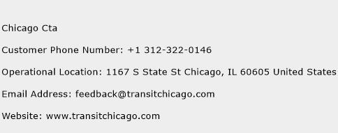 Chicago Cta Phone Number Customer Service