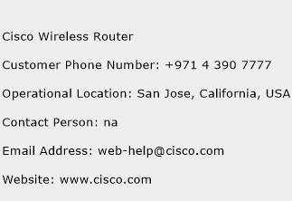 Cisco Wireless Router Phone Number Customer Service