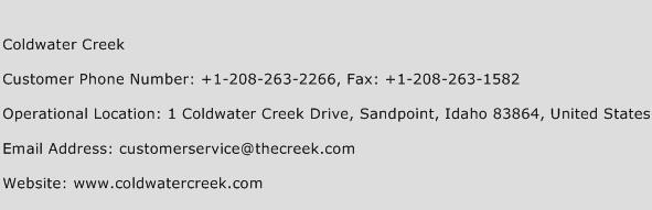 Coldwater Creek Phone Number Customer Service