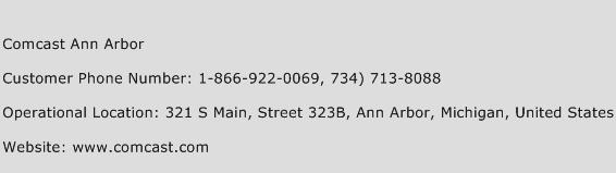 Comcast Ann Arbor Phone Number Customer Service