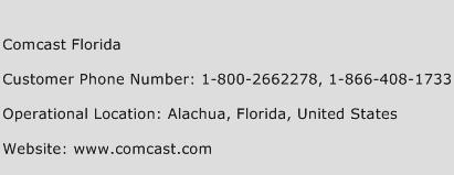 Comcast Florida Phone Number Customer Service