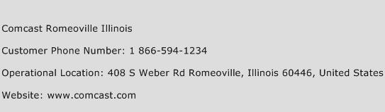 Comcast Romeoville Illinois Phone Number Customer Service