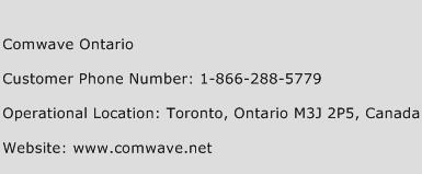 Comwave Ontario Phone Number Customer Service