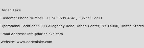 Darien Lake Phone Number Customer Service