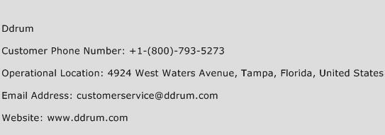 Ddrum Phone Number Customer Service