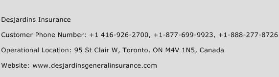 Desjardins Insurance Phone Number Customer Service