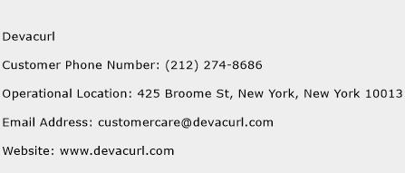 Devacurl Phone Number Customer Service