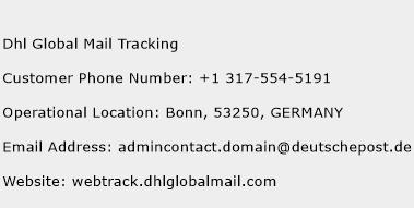 Dhl Global Mail Tracking Phone Number Customer Service