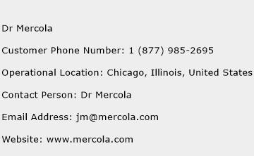 Dr Mercola Phone Number Customer Service