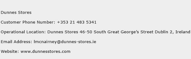 Dunnes Stores Phone Number Customer Service