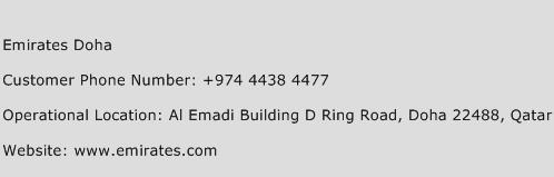 Emirates Doha Phone Number Customer Service